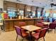Community bar with seating and drink selection at 462 Sweetwater Way, Haines City, FL 33844