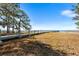 Wooden dock leading to a tranquil lake, surrounded by lush greenery at 462 Sweetwater Way, Haines City, FL 33844