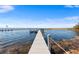 Private wooden dock extending into the lake at 462 Sweetwater Way, Haines City, FL 33844