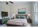 Bright bedroom with a king-size bed, and large window at 520 S 10Th St, Lake Wales, FL 33853