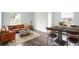Bright living room with leather sectional sofa and modern coffee table at 520 S 10Th St, Lake Wales, FL 33853