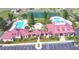 Community pool and clubhouse with parking at 537 Pond Cypress Ct, Auburndale, FL 33823