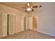 Bright bedroom with ample closet space and ceiling fan at 608 Sweet Bay Cir, Winter Haven, FL 33884
