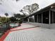 Large deck with pool and lake view at 952 N Heron Cir, Winter Haven, FL 33884