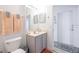 Small bathroom with single vanity and toilet at 1005 Corvina Dr, Davenport, FL 33897