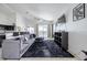 Open-concept living space with a view of the pool at 1005 Corvina Dr, Davenport, FL 33897