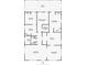Detailed floor plan showcasing the layout of the home, including bedroom, bathroom, Gathering room, and kitchen dimensions at 1107 Saint Anne Shrine Rd, Lake Wales, FL 33898