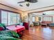 The living room offers ample space and seamless flow, perfect for entertaining guests and relaxation at 1107 Saint Anne Shrine Rd, Lake Wales, FL 33898
