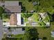 Aerial view of property showing house and yard at 1330 Skyview Blvd, Lakeland, FL 33801