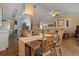 Kitchen views from the dining room, showcasing an open floor plan at 1406 Chamberlain Loop, Lake Wales, FL 33853