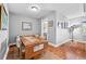 Charming dining room with wood table and kitchen access at 1600 W Lake Parker Dr # C25, Lakeland, FL 33805