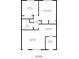 2 bed, 1 bath condo floor plan, 853 sq ft at 1600 W Lake Parker Dr # C25, Lakeland, FL 33805