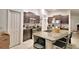 Spacious kitchen with dark cabinets, granite counters, and island at 1713 Yellow Trl, Lakeland, FL 33801