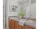 Double vanity bathroom with a modern look at 176 Brookshire Dr, Lake Wales, FL 33898