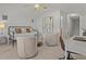 Bedroom with daybed and sitting area, plus office space at 176 Brookshire Dr, Lake Wales, FL 33898