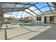 Relaxing pool and spa with screened enclosure at 176 Brookshire Dr, Lake Wales, FL 33898
