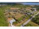 Aerial view showing property with water access and abundant green space at 208 Limpkin Ln, Frostproof, FL 33843