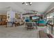 Open living space with a dining area and kitchen view at 208 Limpkin Ln, Frostproof, FL 33843