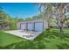 Detached three-car garage with concrete pad at 21113 Kissimmee Shores Rd, Lake Wales, FL 33898