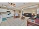 Open concept kitchen and living area at 21113 Kissimmee Shores Rd, Lake Wales, FL 33898