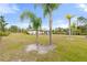 Single-story home with palm trees and grassy yard at 2330 Park Ave, Indian Lake Estates, FL 33855
