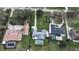 Aerial view showing home's location and neighborhood at 2400 Crump Rd, Winter Haven, FL 33881