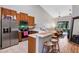 Eat-in kitchen with stainless steel appliances at 2739 Rutledge Ct, Winter Haven, FL 33884