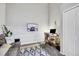 Home office with desk,futon, and contemporary decor at 2739 Rutledge Ct, Winter Haven, FL 33884