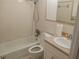 Clean bathroom with bathtub and shower at 2790 Avenue L Nw, Winter Haven, FL 33881