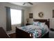 Bedroom with a double bed and wood frame at 3926 Bedford Ave, Winter Haven, FL 33884