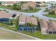 Home with pool and lanai, aerial view at 4240 Dunmore Dr, Lake Wales, FL 33859
