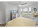 Relaxing bedroom with a king-size bed and TV at 4240 Dunmore Dr, Lake Wales, FL 33859