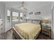 Bright bedroom with a king-size bed, and plenty of natural light at 4240 Dunmore Dr, Lake Wales, FL 33859