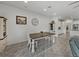 Casual dining area with table and chairs, open to kitchen at 4240 Dunmore Dr, Lake Wales, FL 33859