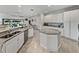 Spacious kitchen with large island and breakfast bar at 4240 Dunmore Dr, Lake Wales, FL 33859