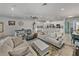 Open living area with kitchen, dining, and seating areas at 4240 Dunmore Dr, Lake Wales, FL 33859
