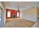 Spacious living room with fireplace and carpet at 514 Lake Mariam Ter, Winter Haven, FL 33884