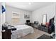 Bright bedroom with double bed, desk, and ample closet space at 716 Brooklet Dr, Davenport, FL 33837