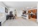 Open concept living space including kitchen, dining, and living room areas at 716 Brooklet Dr, Davenport, FL 33837