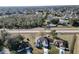 Drone shot of the property highlighting the beautiful street and neighborhood at 746 Platypus Ct, Kissimmee, FL 34759