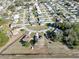 Aerial neighborhood shot showcasing the charming, walkable streets and community layout at 746 Platypus Ct, Kissimmee, FL 34759