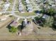 A beautiful aerial photo of the property and surrounding neighborhood, with easy access to amenities at 746 Platypus Ct, Kissimmee, FL 34759