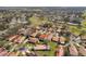 Expansive aerial view of a residential community featuring well-maintained homes, golf course, and lush landscaping at 768 Canberra Rd, Winter Haven, FL 33884