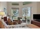 Main bedroom with relaxing seating and lake views at 8323 W Lake Marion Rd, Haines City, FL 33844