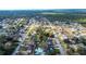 Birds-eye view of the property, revealing its location among other homes in a quiet residential area at 115 Jefferson St, Lake Wales, FL 33859
