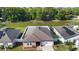 An aerial view of the property showing proximity to a scenic lake at 4924 Saint James St, Winter Haven, FL 33881