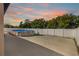 Spacious concrete patio and pool area at 4924 Saint James St, Winter Haven, FL 33881