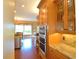 Modern kitchen with stainless steel appliances and views to the breakfast nook at 105 Wyndham Dr, Winter Haven, FL 33884
