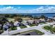 Aerial view of house in a neighborhood near a lake at 2706 Rochelle Dr, Winter Haven, FL 33881
