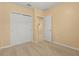 Empty bedroom with carpeting and closet space at 3821 Giorgio Dr, Winter Haven, FL 33884